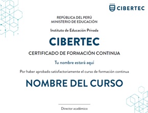 Certificado Cibertec